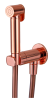 Гигиенический душ со смесителем Remer X Style N64WRL, медь глянцевая