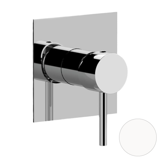 Смеситель для душа Remer X Style X30QBO, белый матовый