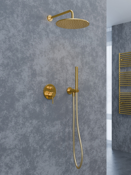 Смеситель для душа Mariani Next B22173NS, золото брашированное