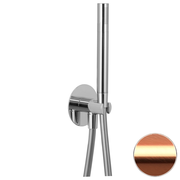 Комплект для душа Remer 337XC317MCRP, медь брашированная