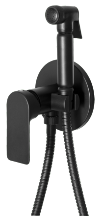 Гигиенический душ со смесителем Remer Infinity I65NO, черный матовый