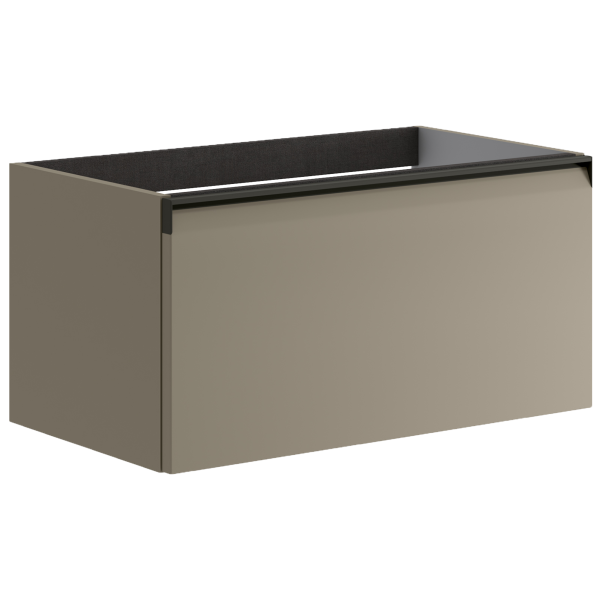 Тумба для раковины с 1 ящиком 80 см Onsen Fusion 78-BP-080-K1-M16, орех