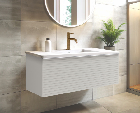  Тумба для раковины с 2 ящиками  120см Onsen Pixel 68-BP-122-S2-M11,серый 