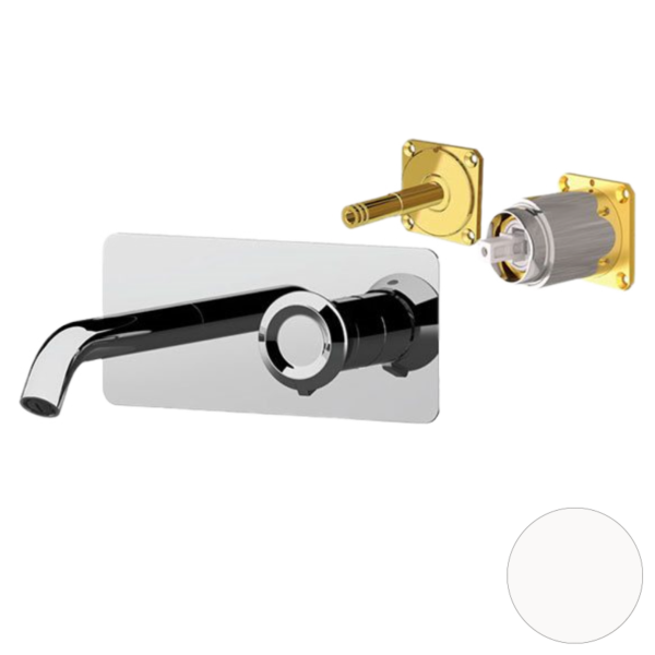 Смеситель для раковины Remer Element ET15KBBO, белый матовый