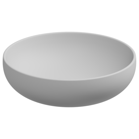 Раковина накладная 45 см GSG Ceramic Design Easy EALAVRO45001, белый матовый