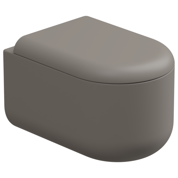 Чаша подвесного унитаза Eco Clean (торнадо) GSG Ceramic Design Petra PEWCSOEC030, Cashmere Matt