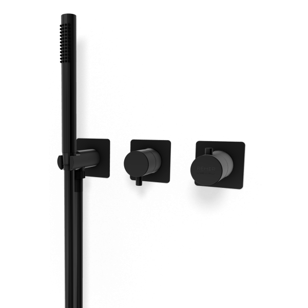 Смеситель для душа Remer X Style XT97D3QPWBCFP, черный брашированный хром