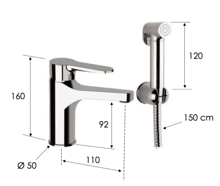 Смеситель для раковины Remer Winner W10SHW