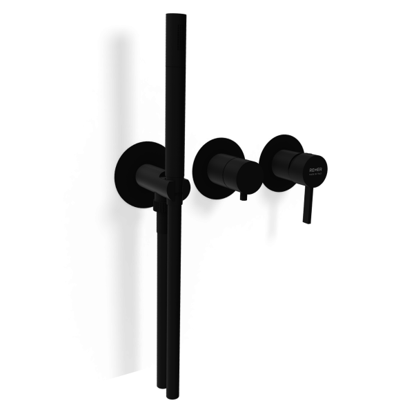 Смеситель для душа Remer Metrica MC97D3PWBNO, черный матовый