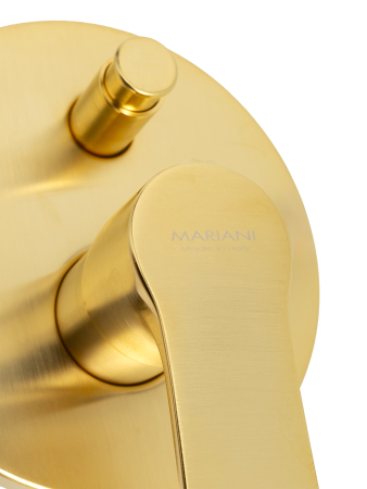 Смеситель для душа Mariani Kali B22173KL, золото брашированное