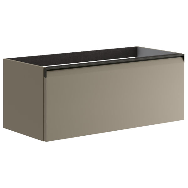 Тумба для раковины с 1 ящиком 100 см Onsen Fusion 78-BP-100-K1-M16, орех