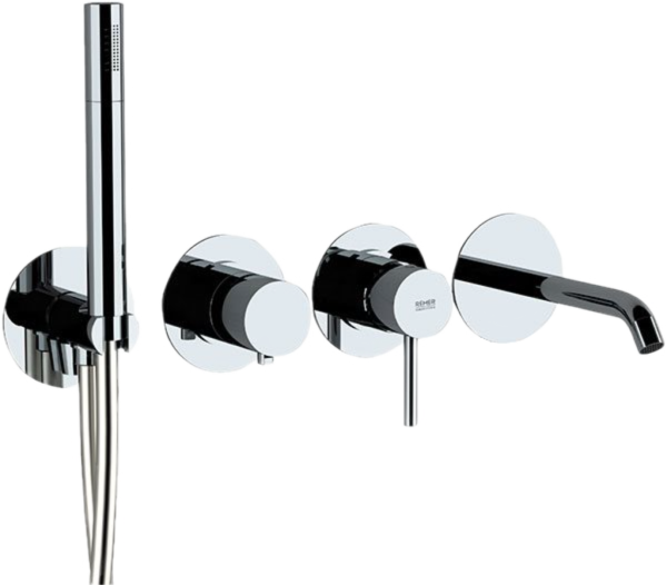 Смеситель для ванны Remer X Style X96S03ROXXG