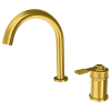 Смеситель для раковины Remer Atelier AL57BG, золото брашированное