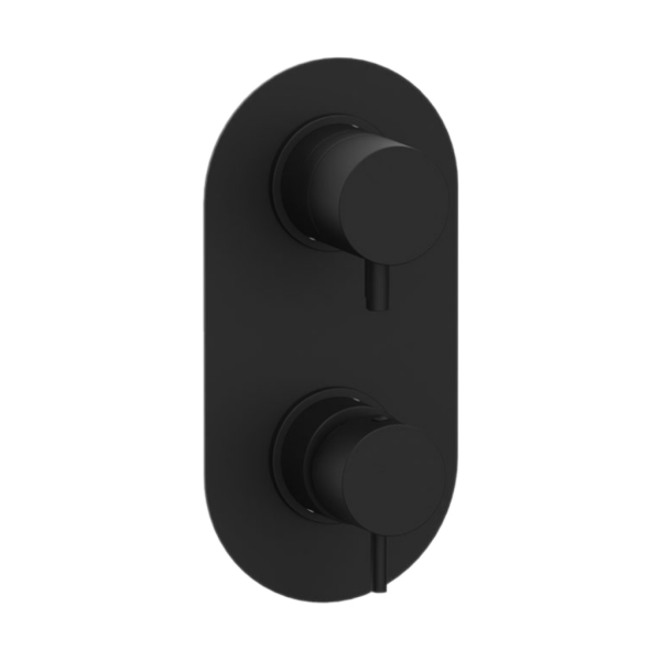 Смеситель для душа Daniel Tokyo TK612D3KB15, чёрный матовый