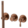 Смеситель для душа Remer Atelier AL97D3PWBCU, медь брашированная PVD