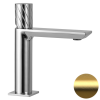 Смеситель для раковины Remer Edge EG710BG, золото брашированное