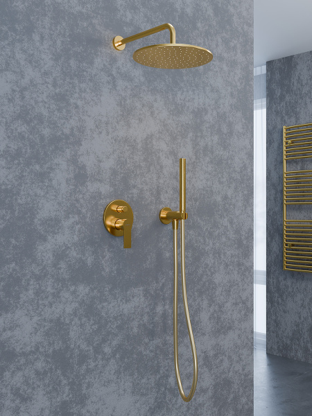 Смеситель для душа Mariani Kali B22173KL, золото брашированное
