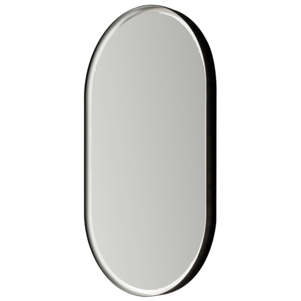 Зеркало 90х50 см с подсветкой Onsen 20-LD-V590-NE, черный матовый