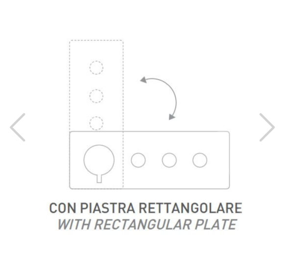 Смеситель для душа Remer Chrono CH98D4WBBR, бронза масляная
