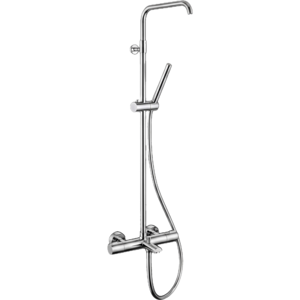 Душевая система термостатическая с изливом без верхнего душа Remer Elegance EQ34A7MCSSOF