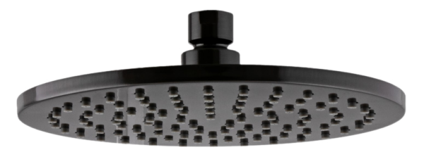 Верхний душ с шарнирным соединением 20 см Remer 359MM20CFPX, черный брашированный хром