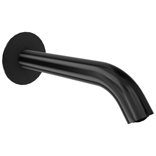 Излив настенный 16 см Remer X Style 91X70GM, оружейная сталь PVD