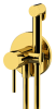 Гигиенический душ со смесителем Remer X Style X65WDO, золото глянцевое