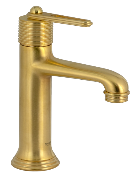 Смеситель для раковины Daniel Brooklyn BY606NDP, золото брашированное