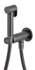 Гигиенический душ со смесителем Remer X Style N64WCFP, чёрный брашированный хром