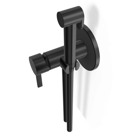 Гигиенический душ со смесителем Remer Metrica MC65WCFP, черный брашированный хром