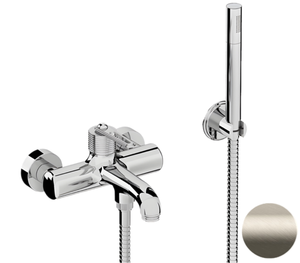 Смеситель для ванны Daniel Brooklyn BY610XV, сталь