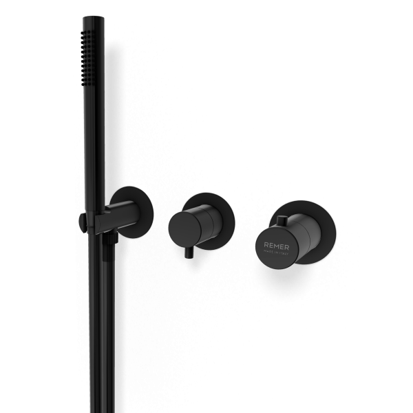 Смеситель для душа Remer X Style XT97D3PWBCFP, черный брашированный хром