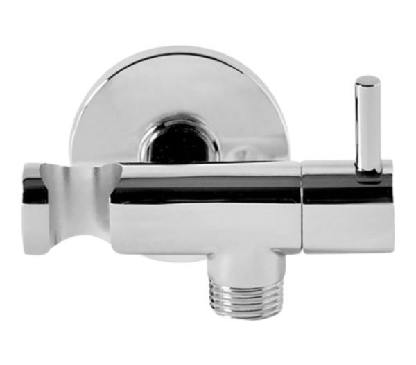 Держатель ручного душа с подключением шланга и запорным вентелем Remer 336L