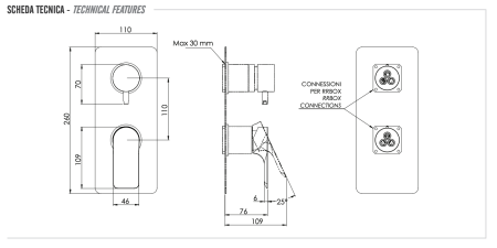 Смеситель для душа Remer Infinity I92KB