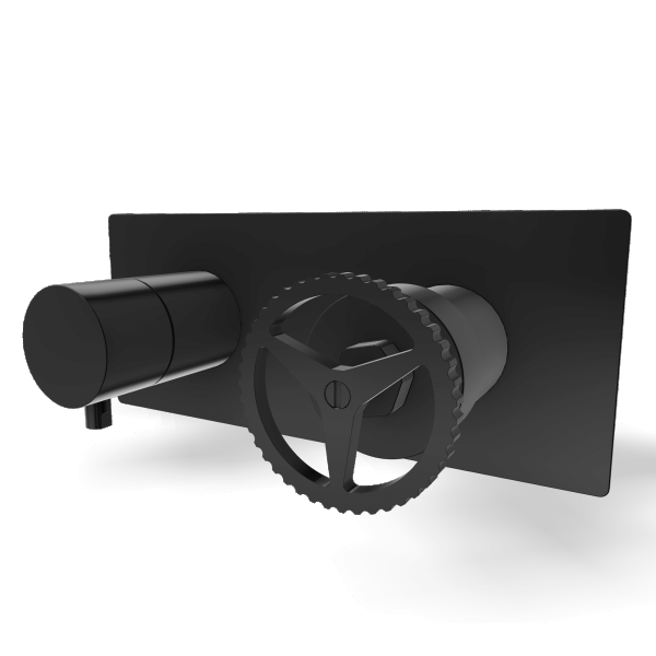 Смеситель для душа Remer Chrono CH92ZWBCFP, черный брашированный хром