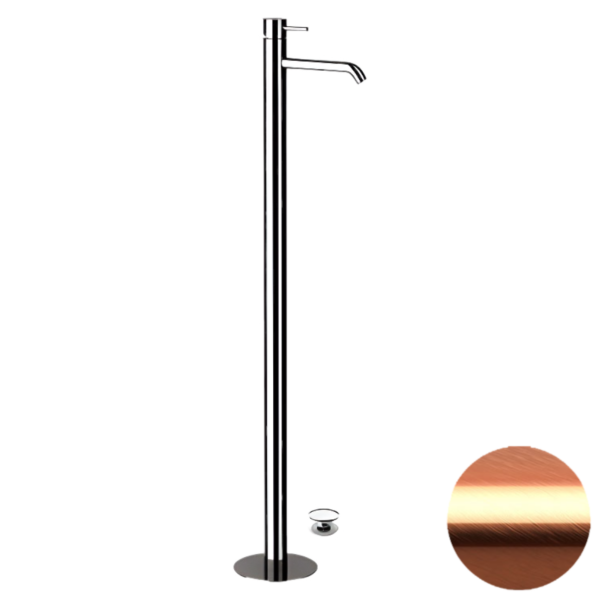 Смеситель для раковины Remer X Style X18RP, медь брашированная