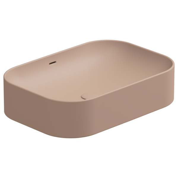 Раковина накладная 60x42 см GSG Ceramic Design Easy EALAVTP60032, Cipria Matt