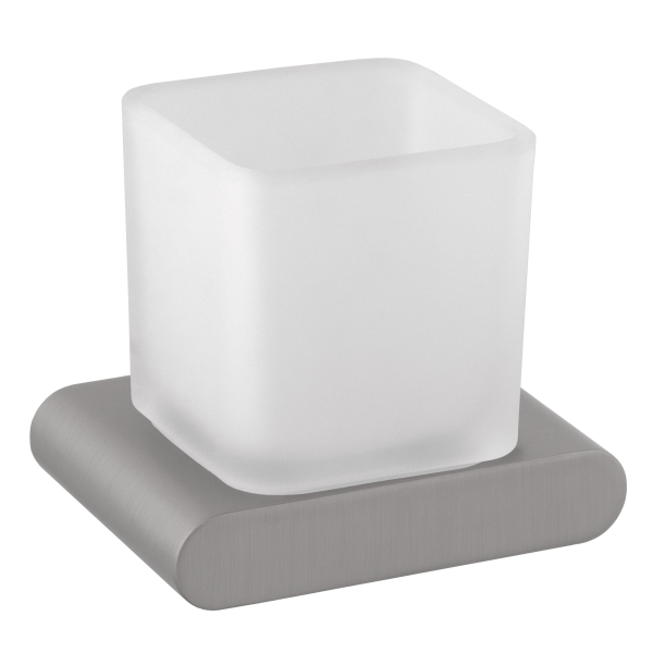 Стакан Remer Lounge LN15NPO, никель матовый брашированный