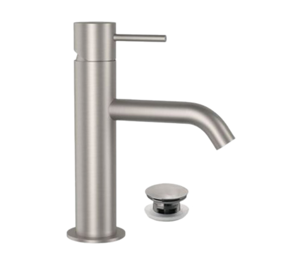 Смеситель для раковины Remer X Style INOX SSX10B, нержавеющая сталь