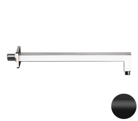 Кронштейн для верхнего душа 30 см Remer 348S30NO, черный матовый