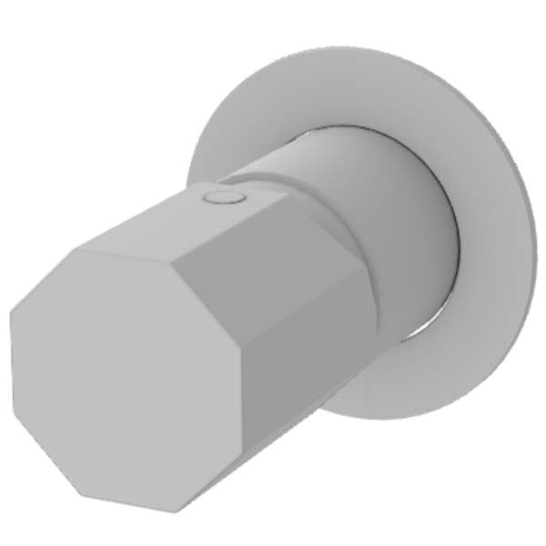 Смеситель для душа Remer Ottagono ON30LBO, белый матовый