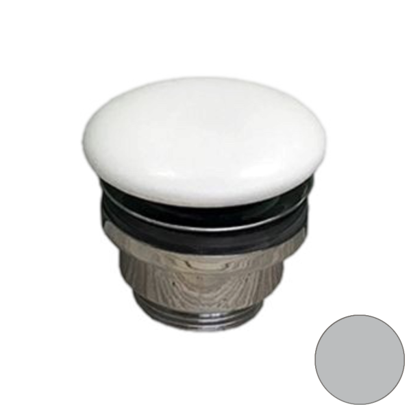 Донный клапан универсальный 1”1/4 с керамической крышкой GSG Ceramic Design PILTONUNIAR019, дымчатый