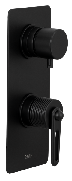 Смеситель для душа Daniel Brooklyn BY612D2KB15, чёрный матовый