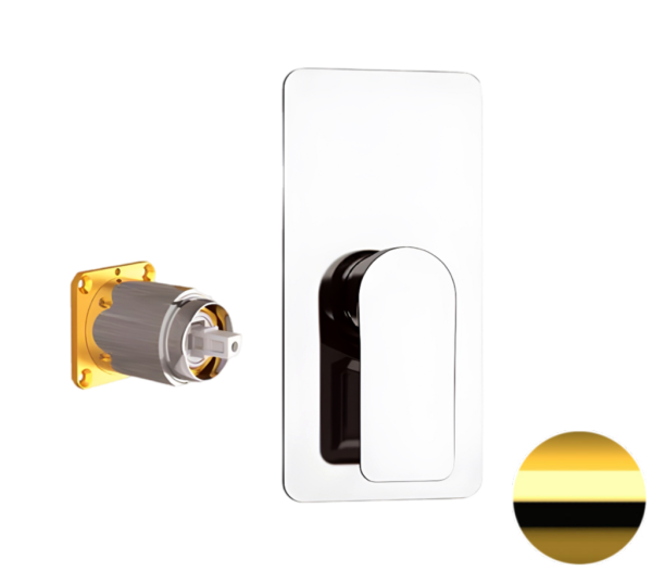 Смеситель для душа Remer Infinity I30KBDO, золото глянцевое