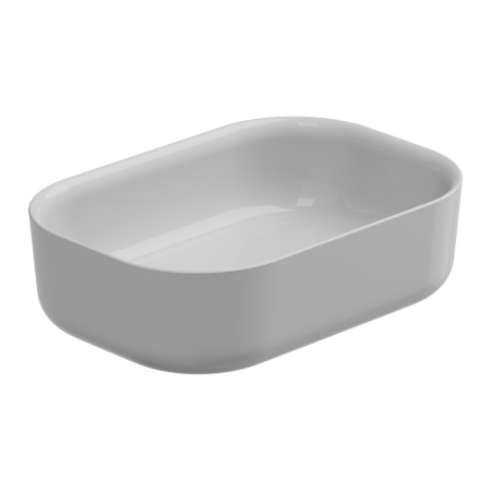 Раковина накладная 60x42 см GSG Ceramic Design Hit! HILAVRE60000, белый глянцевый