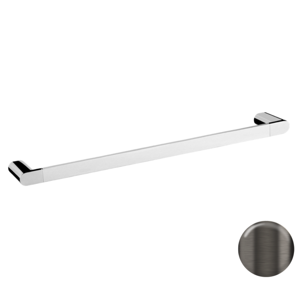 Полотенцедержатель 60 см Remer Lounge LN30GM, оружейная сталь PVD