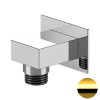 Шланговое подключение для душа Remer 309WDO, золото глянцевое