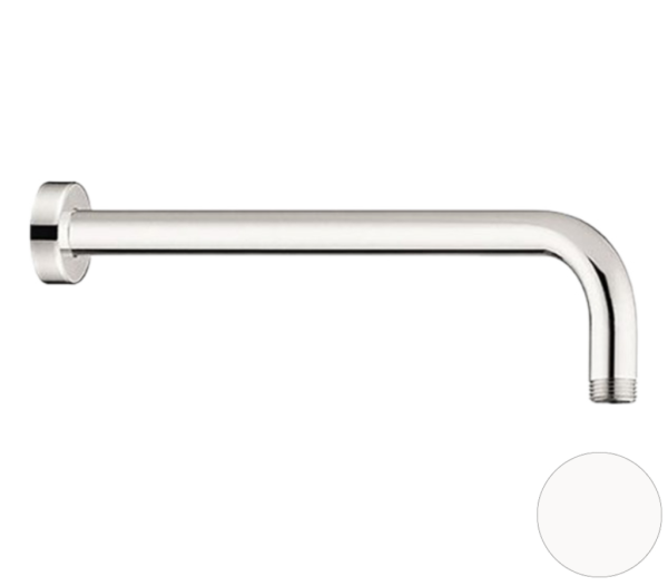 Кронштейн для верхнего душа 40 см Remer 343L40BO, белый матовый