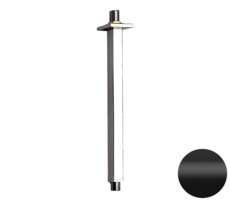 Кронштейн потолочный для верхнего душа 30 см Remer 347S30NO, черный матовый