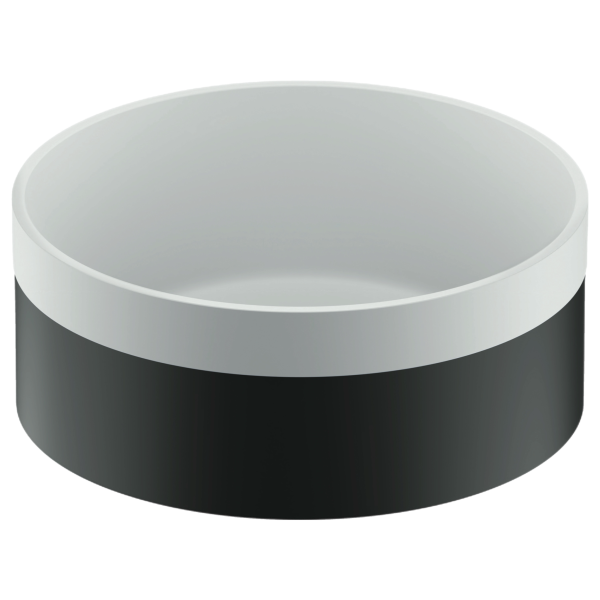 Раковина накладная 37 см Remer RB902NO, черный матовый